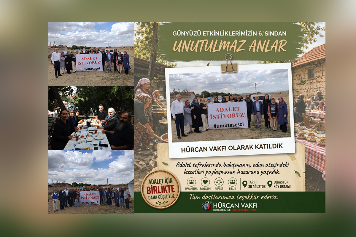 Adalet Sofrasında Buluştuk